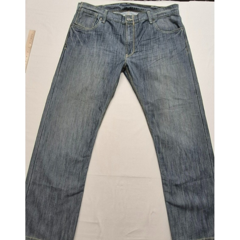 Levi 514‎ men's slim straight fit denim blue jeans medium wash sz. 42x32